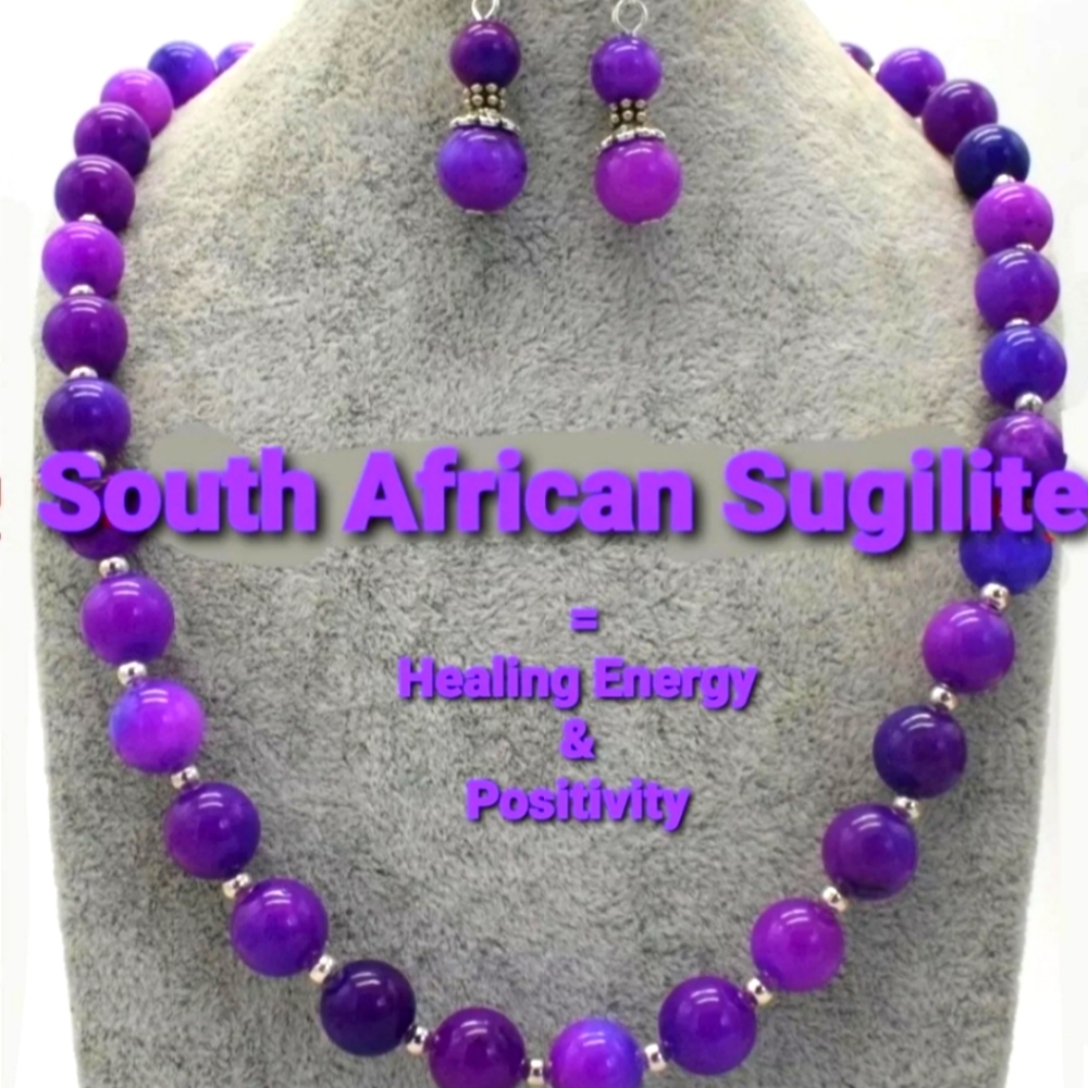 💜2-Pc.South African Sugilite Set💜